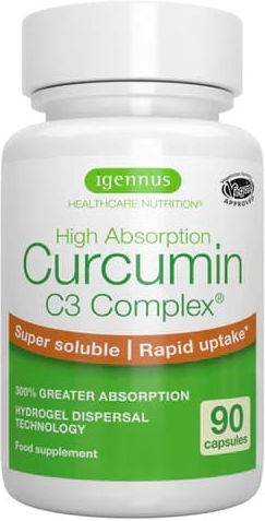 iGennus High Absorption Curcumin C3 Complex 90 κάψουλες