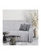 Das Home 0253 Dreisitzer-Sofa Wurf Jacquard 180x300cm Ecru