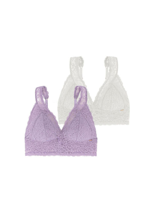 Dorina Lana Women's Bralette Bras MOV 2Pack