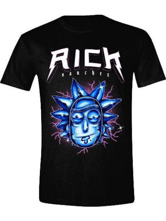 Cotton Division T-shirt Rick und Morty Schwarz Baumwolle
