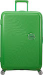 American Tourister Soundbox Spinner Exp Valiză de Călătorie Iarbă verde cu 4 roți