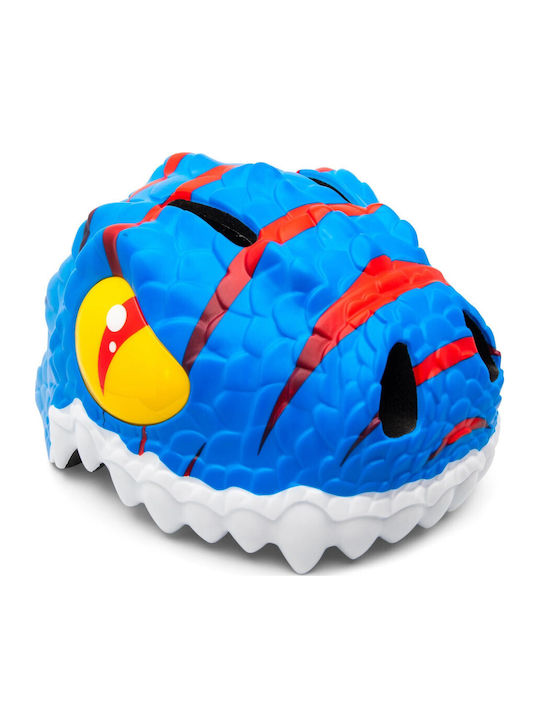 Crazy Safety Kids' Helmet for City Bike Blue with LED Light