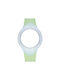 WATX & CO COWA1138 Gummi-Armband Grün 43mm