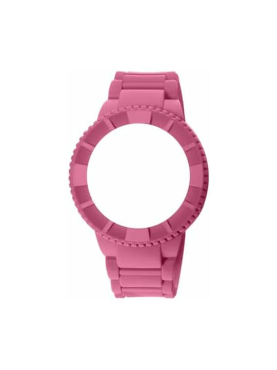 WATX & CO Gummi-Armband Rosa 46mm