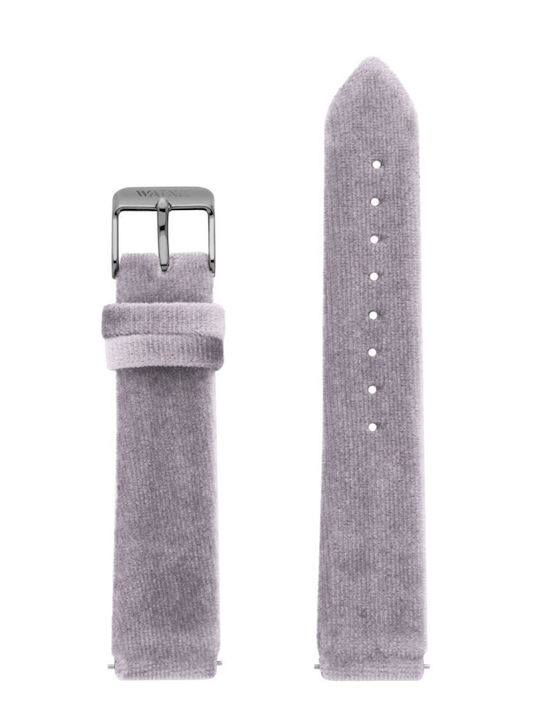 WATX & CO Leather Strap Purple 38mm