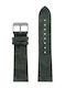 WATX & CO Δερμάτινο Λουράκι Πράσινο 44mm