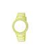 WATX & CO Gummi-Armband Gelb 38mm