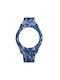 WATX & CO Curea de cauciuc Albastru 49mm