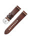 Leather Strap Dark Brown 20mm