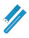 Gummi-Armband Hellblau 20mm