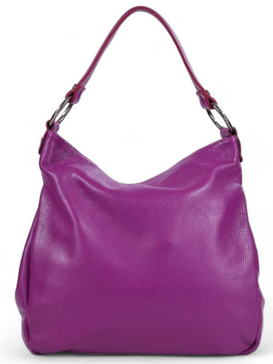 Passaggio Leather Din piele Geantă de damă De umăr Fuchsia