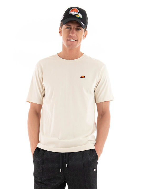 Ellesse T-shirt Bărbătesc cu Mânecă Scurtă Off White