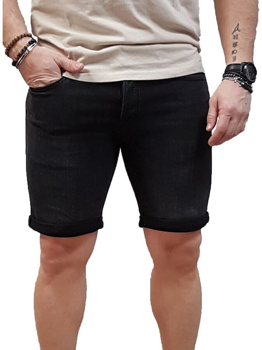 Men's Shorts Jeans Black