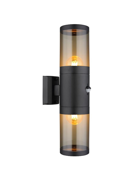 Globo Lighting Επιτοίχιο Εξωτερικό Σποτ E27 IP44 10.2x42εκ.