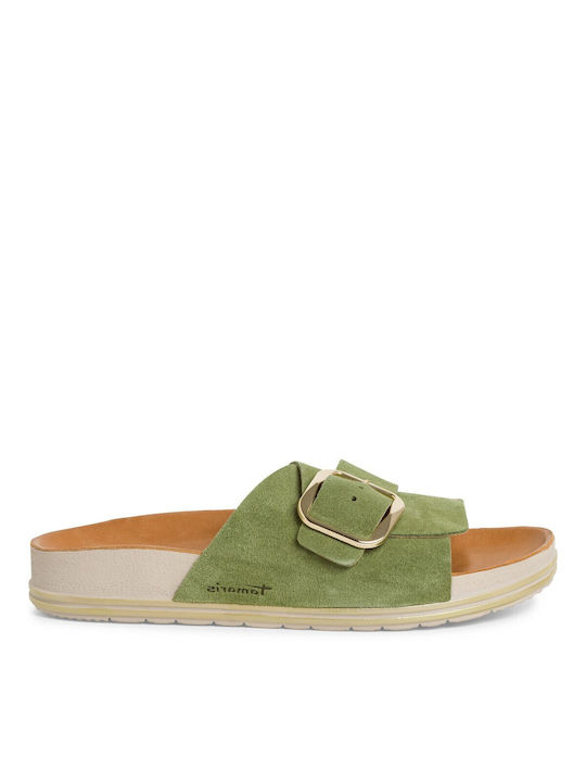 Tamaris Women's Flat Sandals in Green Color