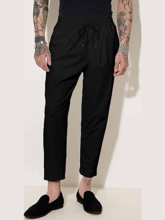 Stefan Fashion Παντελόνι Ελαστικό Black