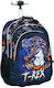 Back Me Up T-rex School Bag Trolley Elementary, Elementary in Blue color 30Liters