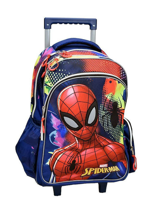 Τσάντα Τρόλεϊ Δημοτικού Spiderman Silver Eyes 337-06074 Gim