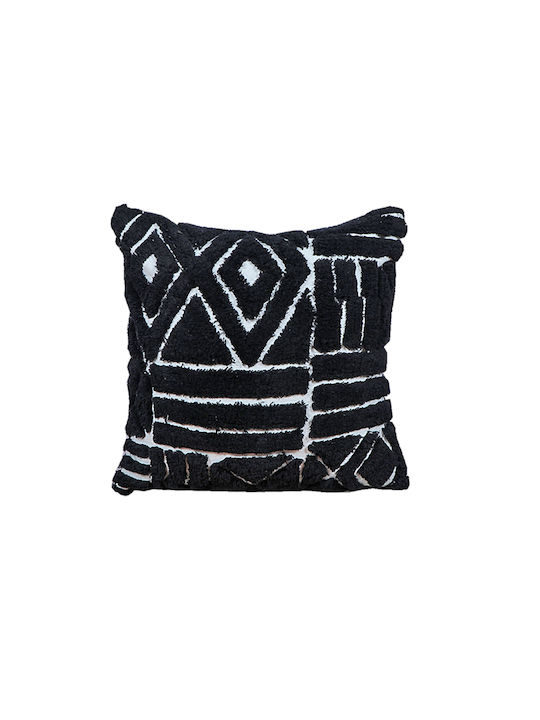 Art et Lumiere Decorative Pillow Case from 100% Cotton White 45x45cm