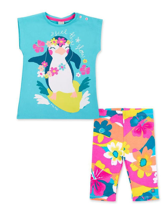 Kinder-Set mit Leggings Sommer 2Stück Green