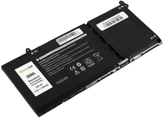Green Cell Kompatible Batterie für Dell Breitengrad / Inspiron Dell Latitude 3320, 3330, 3520, Inspiron 15 3511, 3525, 5510 mit 3300mAh