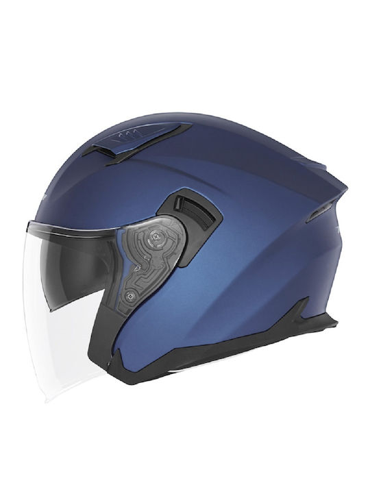 Nox N130 Blue Matt Motorradhelm Jet ECE 22.06 1...