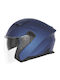 Nox N130 Blue Matt Motorcycle Helmet Jet ECE 22.06 1550gr