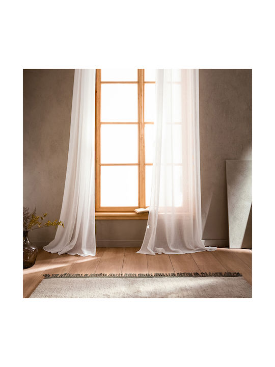 Gofis Home Curtain with Pencil Pleat Combe Beige 140x295cm