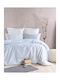 Rythmos Duvet Cover Set Cotton Queen with 2 Pillowcases 225x250 Diva Eloise Blue