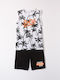 Kids' Set with Shorts Summer 2pcs White