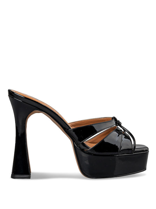 Envie Shoes Mules mit Absatz in Schwarz Farbe