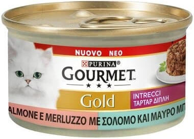 Gourmet Υγρή Τροφή για Γάτες σε Κονσέρβα με Βοδινό και Κοτόπουλο 85gr