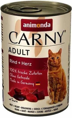 Animonda Carny Wet Food for Adult Cat with Beef and Deer 400gr