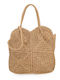 Damentasche Schultertasche Beige