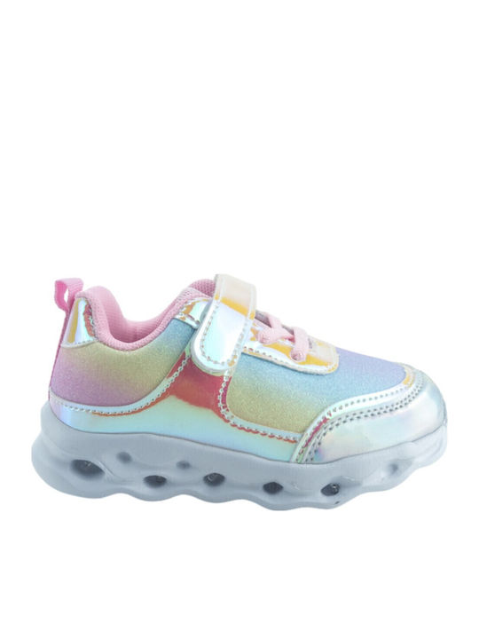 Kids Sneakers with Scratch Pink