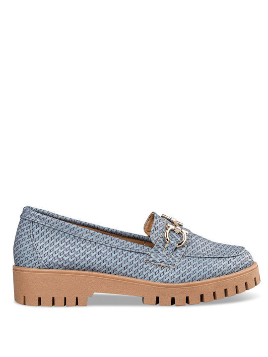 Envie Shoes Damen Loafers in Blau Farbe