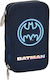 Batman Backpack Backpack Pencils Batman Legendary Navy Blue 12.5 X 19.5 X 4 Cm 28 Pieces