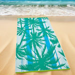 Lino Home Beach Towel Turquoise 180x90cm.