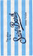 MC2 Beach Towel Cotton White 180x90cm.