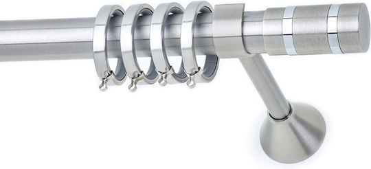 Bare Pentru Perdele Metalic Lion Dublu Cu Tijă Φ30mm 400cm Nichel Satinat A298876_16819 Bare Pentru Perdele Metalic Lion Dublu Cu Tijă Φ30mm 400cm Nichel Satinat A298876_16819