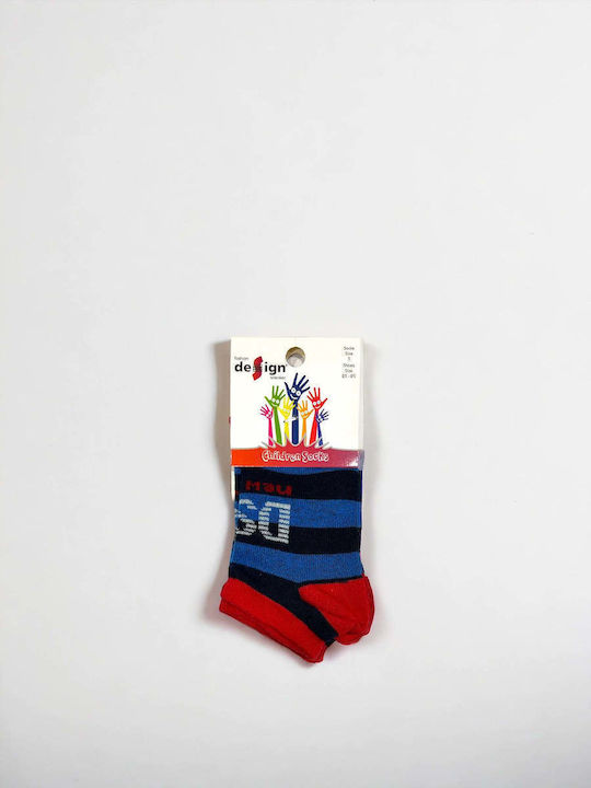 Design Socks Kinderstrümpfe Knöchelsocken Red