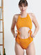 BodyTalk Athletic One-Piece Swimsuit Pumpkin