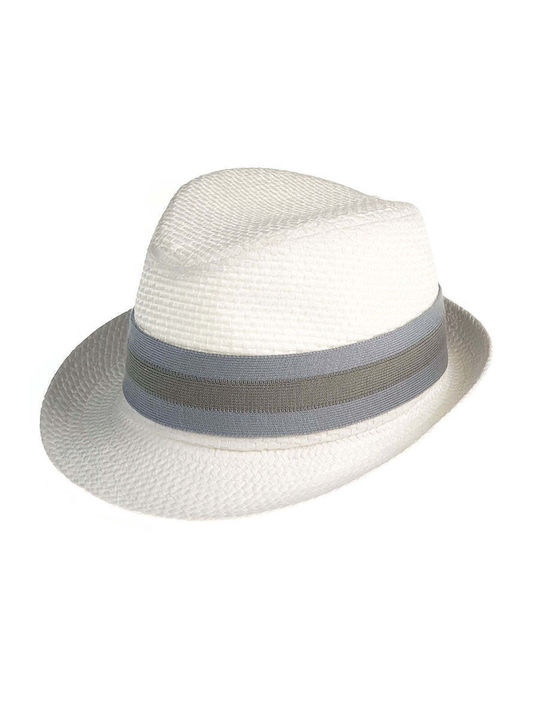 Designer's Cat Kinderhut Fedora Weiß
