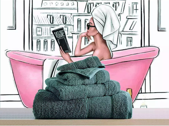Makis Tselios Home Bath Towel D.grey Weight 500gr/m²