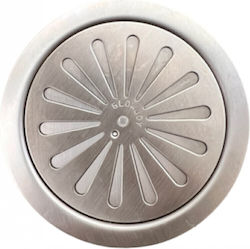 Schwerlast-Sicherheitsbodenablaufgitter Φ80 Inox 04-3619