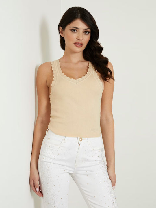 Guess Women's Blouse with Straps Beige