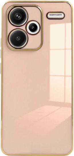 Plated Back Cover Σιλικόνης με Λουράκι Χρυσό (Xiaomi 13 Pro)