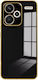Plated Back Cover Σιλικόνης με Λουράκι Χρυσό (Xiaomi 13 Pro)