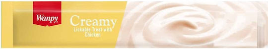 Wanpy Creamy Treat Лакомства Снакс с Пилешко за Котка 350гр