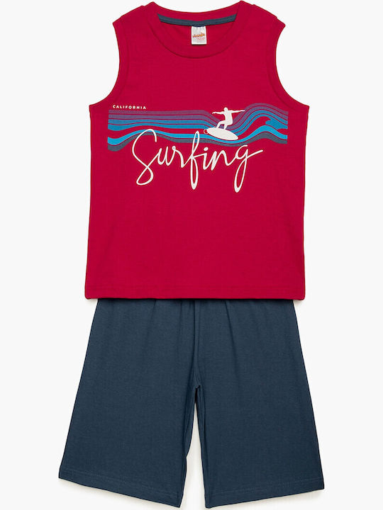Minerva Kids' Pajamas Summer red